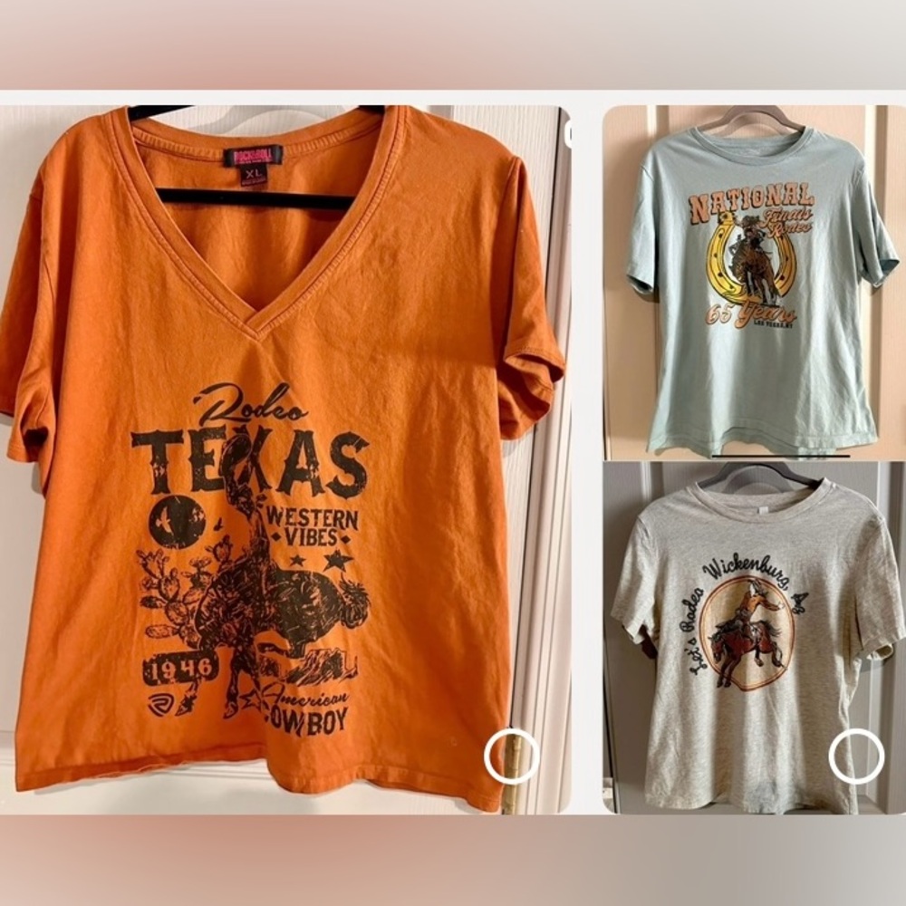 3 Rodeo Theme T-shirts!